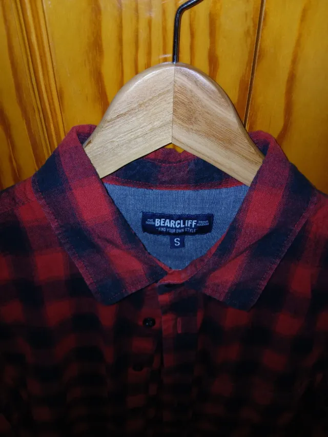 Camisa cuadros BEARCLIFF