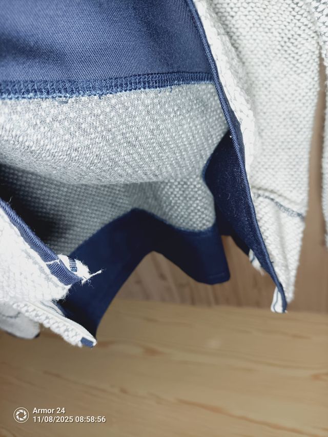 Sudadera Lazy Jacks 1/4 Zip Texturizada Talla M UK