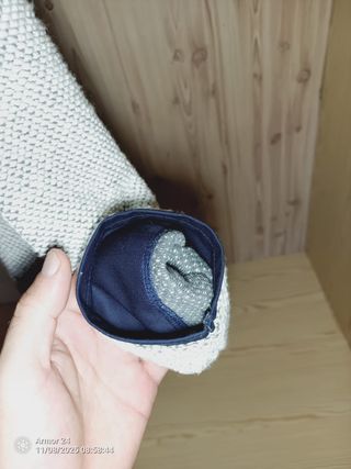 Sudadera Lazy Jacks 1/4 Zip Texturizada Talla M UK