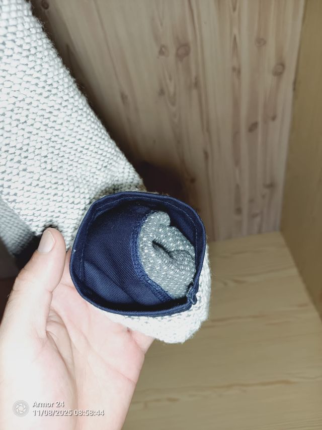 Sudadera Lazy Jacks 1/4 Zip Texturizada Talla M UK