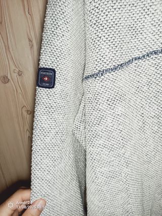 Sudadera Lazy Jacks 1/4 Zip Texturizada Talla M UK