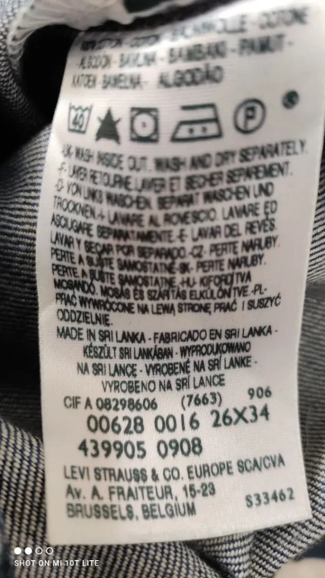 Jeans Levi's Mujer Azul