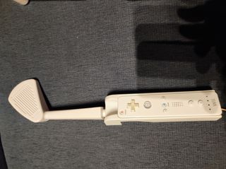 Accesorios Wii: Golf, Tenis, espada y ping pong.