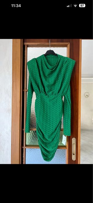 Vestito donna verde taglia unica