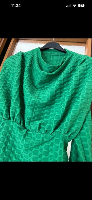 Vestito donna verde taglia unica