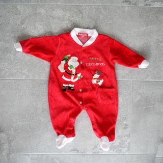 Tutina Natale neonato Hello Baby 3/6 mesi