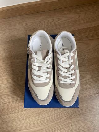 Tênis D. Franklin Bege/Cinza Tam 42