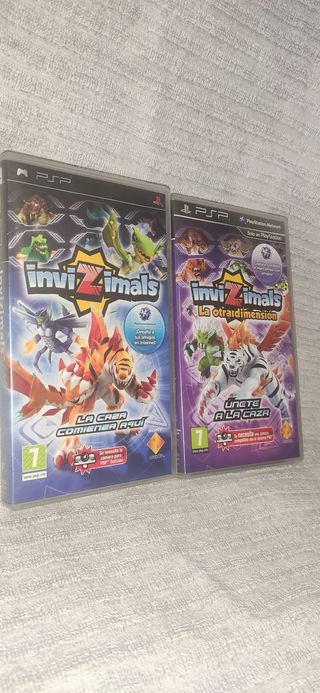 2 Juegos PSP Invizimals: La Caza / La Otra Dimensi