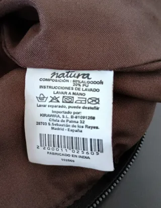 Mochila Natura Marrón y Morado