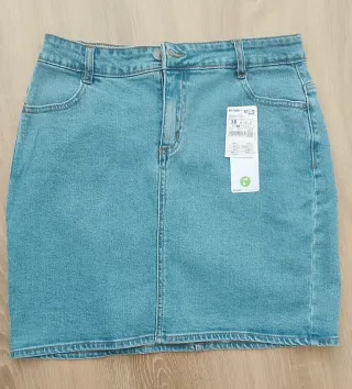 Falda vaquera Kiabi Talla M/38