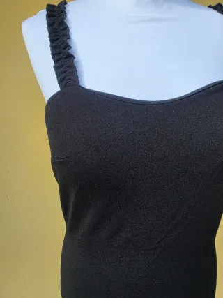 Body Nero con spalline