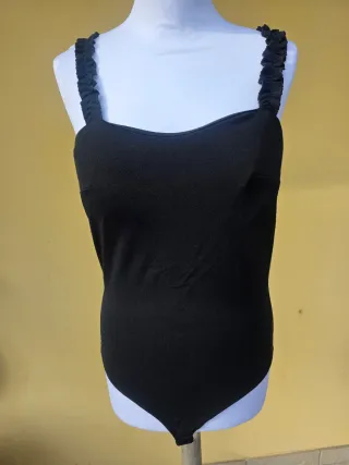 Body Nero con spalline