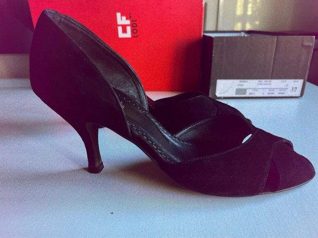 Zapato tacón ante Lodi negro talla 37