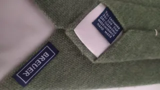 Corbata Breuer Cachemir Verde Oliva