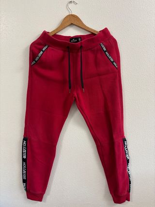 Pantalón chándal Hollister Rojo Talla XS