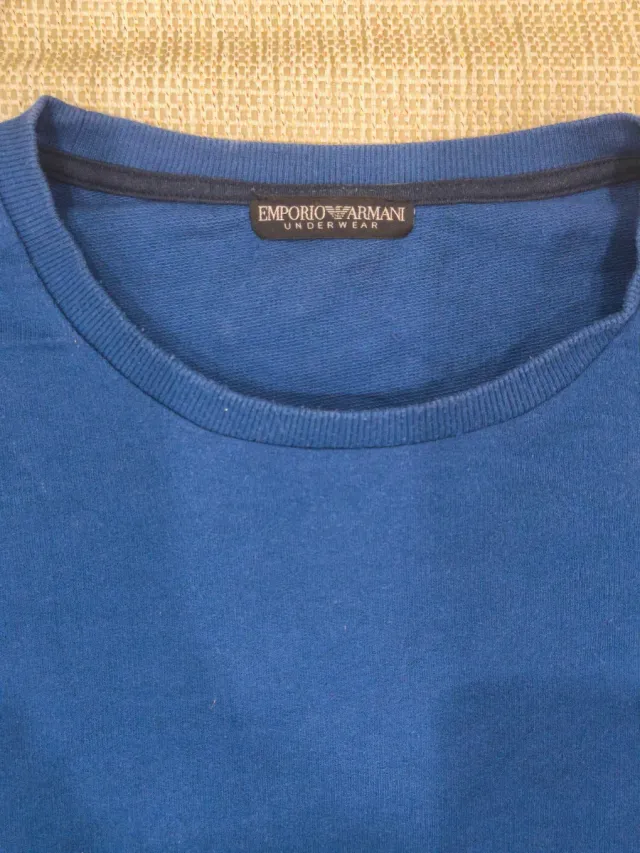 Camiseta Emporio Armani Vintage Y2K Azul Talla M/L