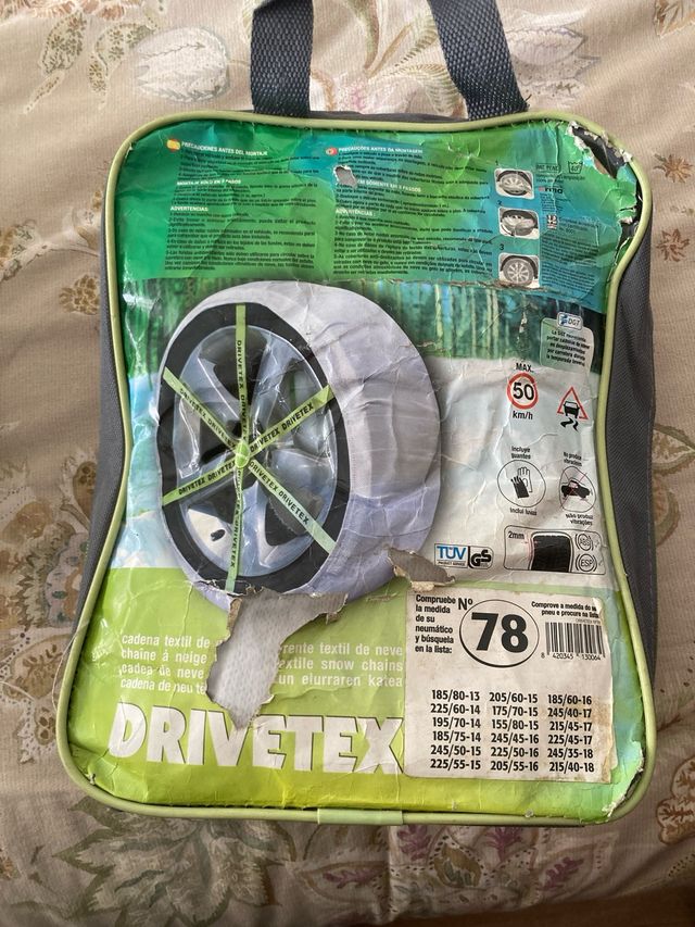 Cadenas textiles para nieve DRIVETEX Talla 78