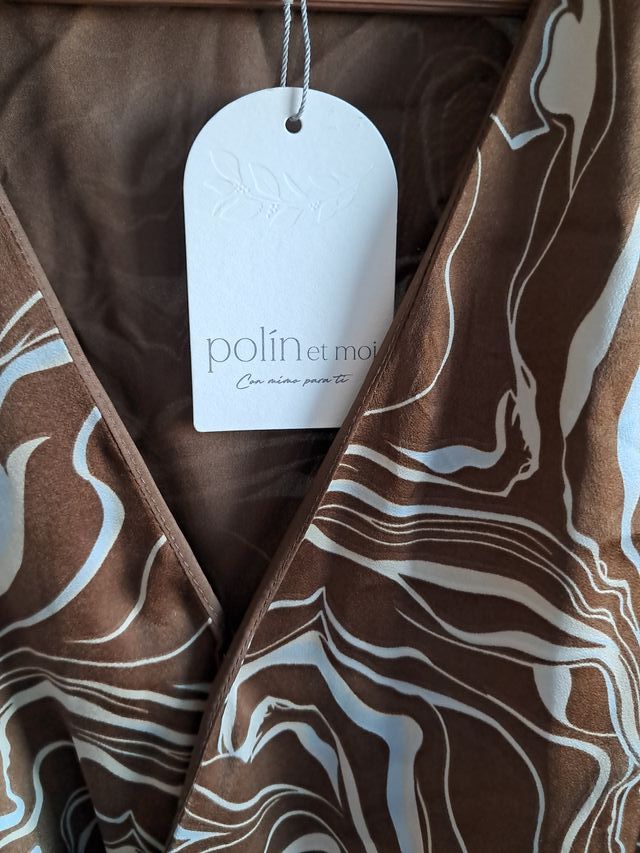 Vestido Polin et Moi Marrón Talla Única