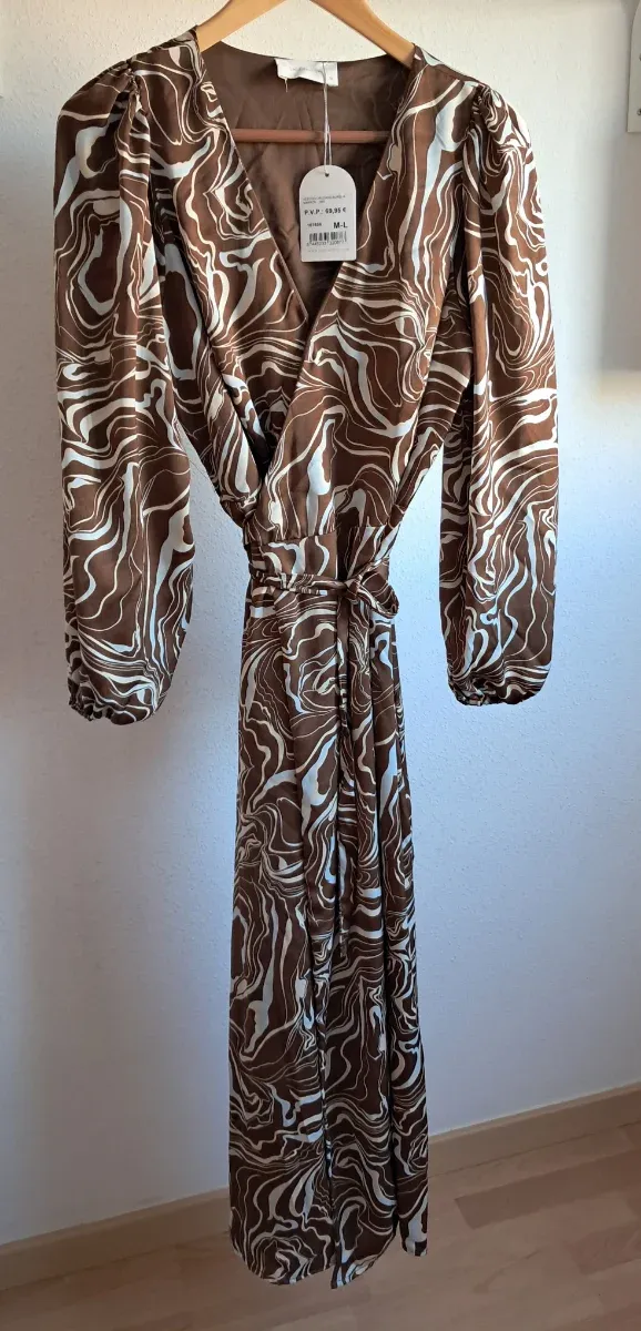 Vestido Polin et Moi Marrón Talla Única