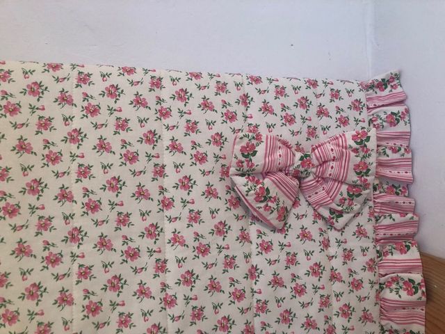 Cabezal Cama 90cm Flores Rosas