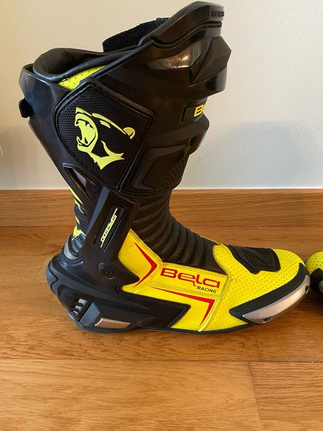 Botas Bela Racing Speedo 2.0 Negro/Amarillo
