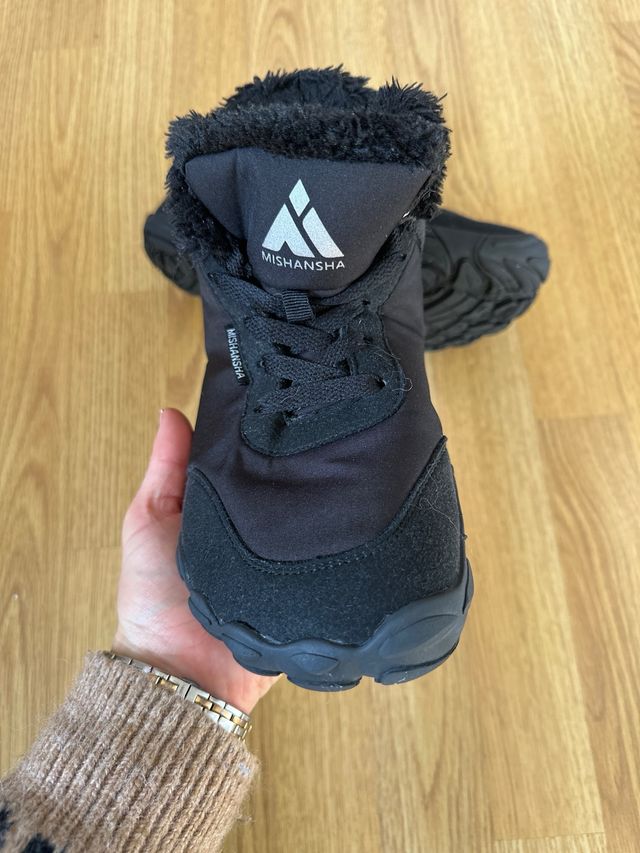 Bota Barefoot Mujer Talla 38 Negra