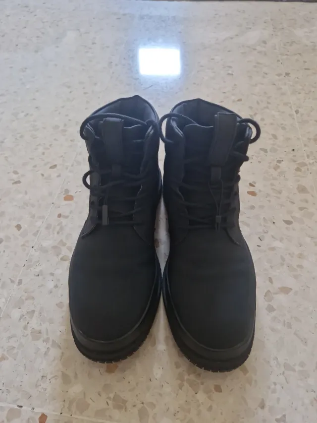 Botas Pull&Bear Piel Negra Talla 42