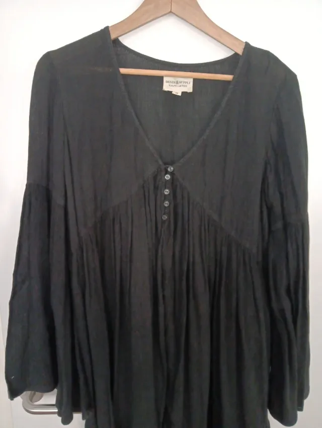 Blusón negro Ralph Lauren talla M