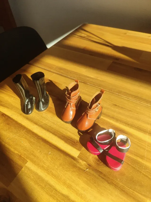 Scarpe per bambola Nancy antica, regalo scarpe bianche