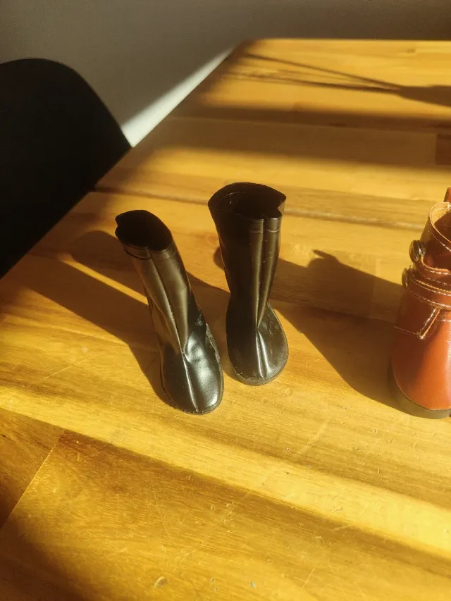 Scarpe per bambola Nancy antica, regalo scarpe bianche