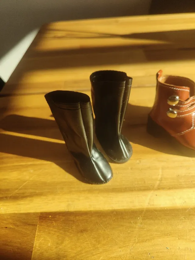 Scarpe per bambola Nancy antica, regalo scarpe bianche