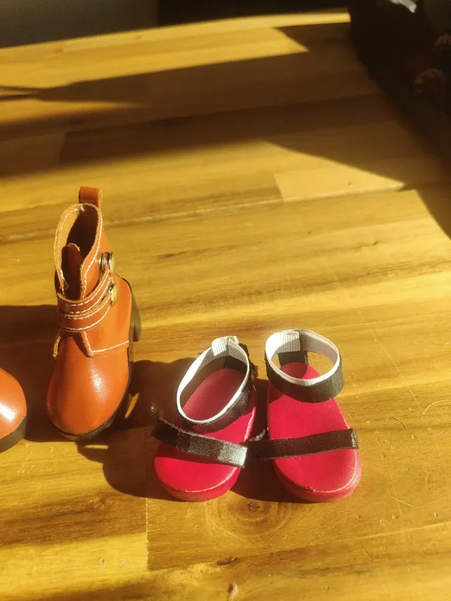 Scarpe per bambola Nancy antica, regalo scarpe bianche