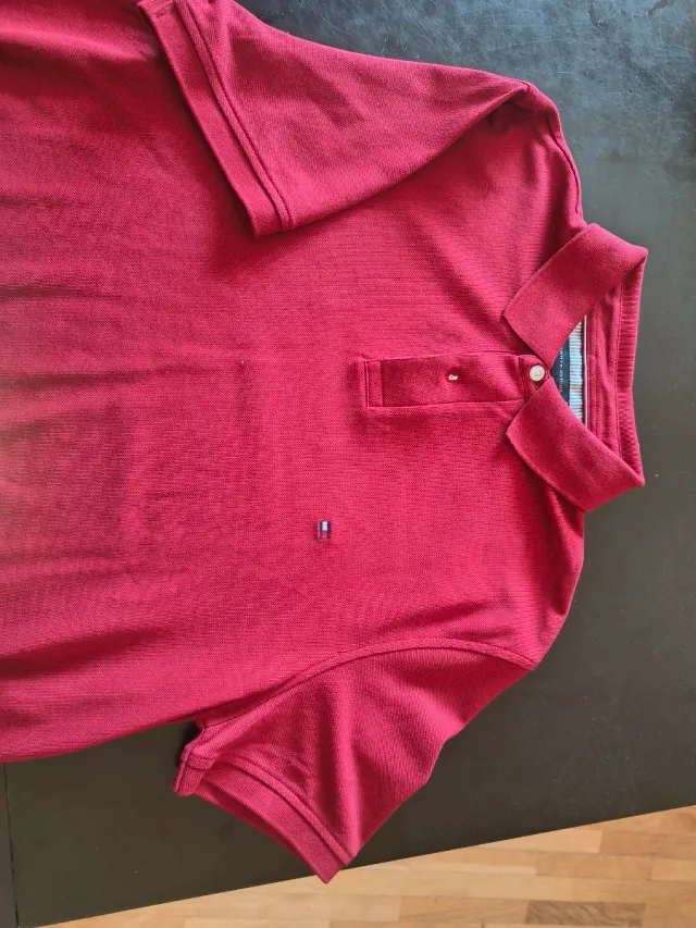 Polo Tommy Hilfiger Rojo Talla L