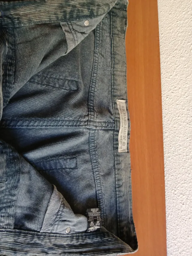 Pantalón pana gris Richard Davis T48