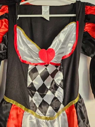 Disfraz Reina de Corazones Kimokawaii Mujer