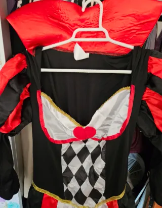 Disfraz Reina de Corazones Kimokawaii Mujer