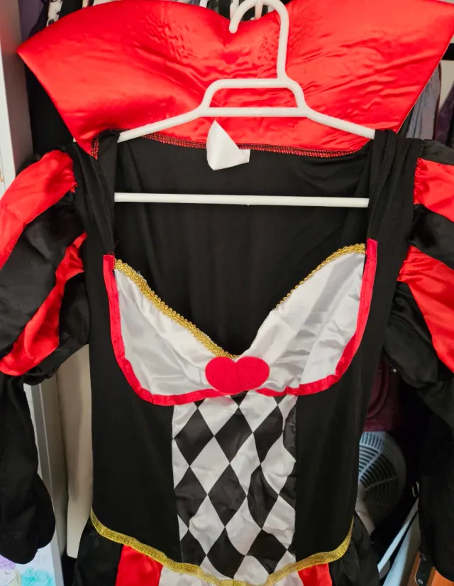 Disfraz Reina de Corazones Kimokawaii Mujer