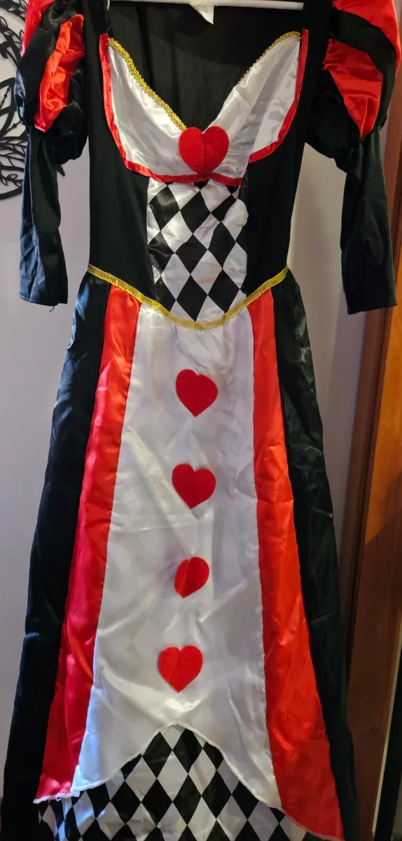 Disfraz Reina de Corazones Kimokawaii Mujer