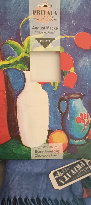 Bufanda Privata Colección Tulipanes Rojos