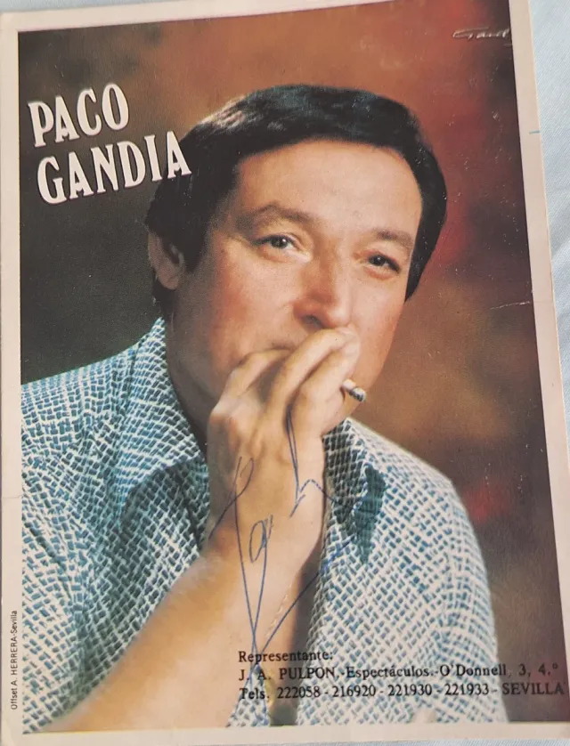 Fotografía firmada Paco Gandía