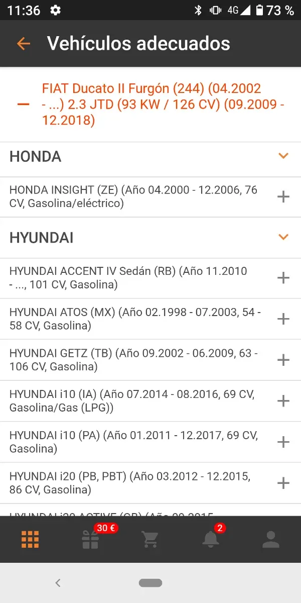 Filtro de Aceite Japanparts FO-120S