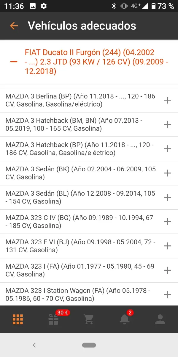 Filtro de Aceite Japanparts FO-120S