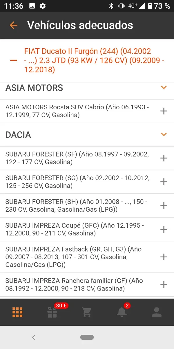 Filtro de Aceite Japanparts FO-120S