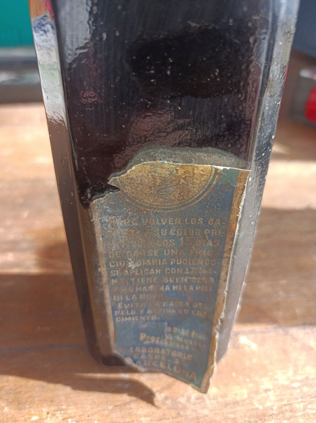 Frasco Antiguo colonia  Carmela