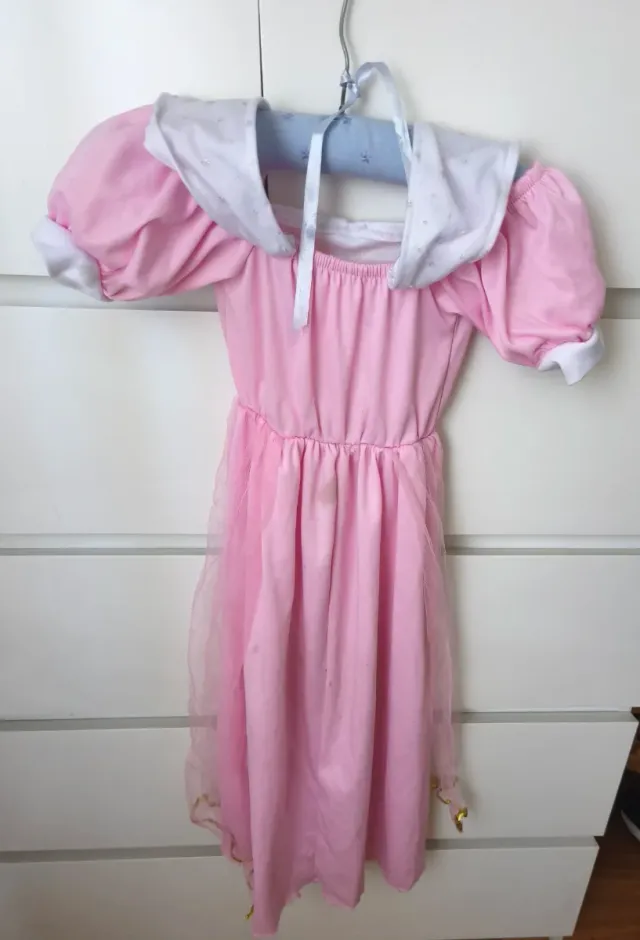 Vestido Princesa Aurora Rosa para 4 años