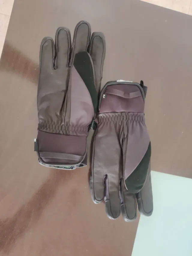 Guantes de esquí/moto negros. Talla 2XL