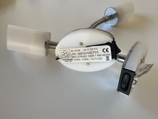 2 Luces LED Flexibles 12V para Coche/Camper