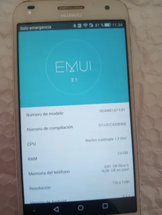 Huawei G7 Argento/Bianco