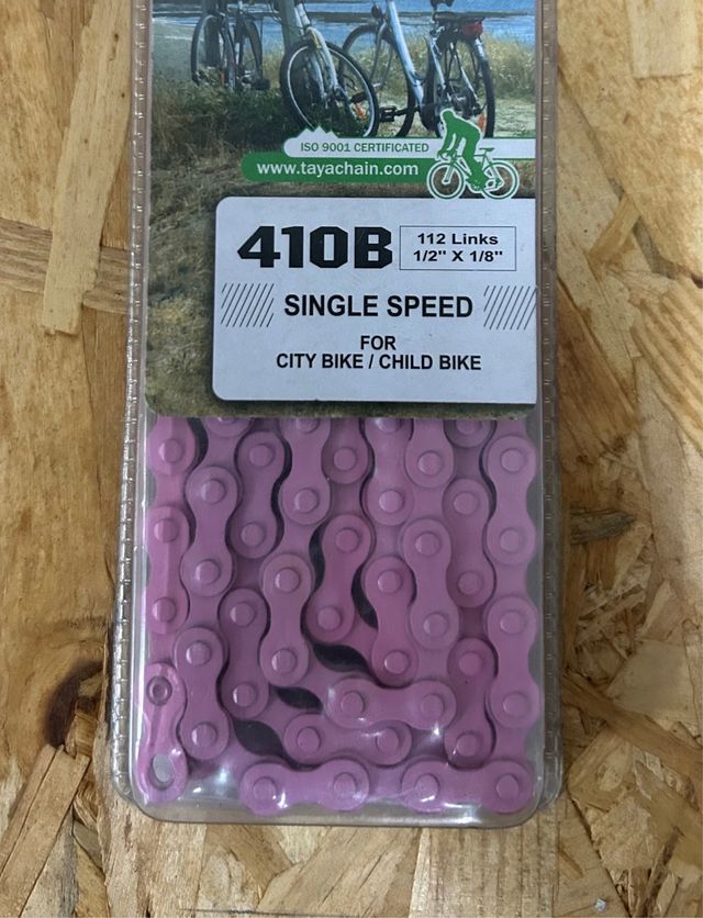 Cadena Taya 410B Single Speed Roja