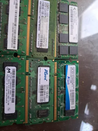Memoria RAM Portátil DDR2 DDR3 1GB